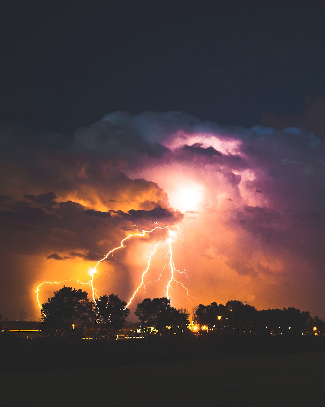 a lightening storm is like a Wonder Week-a time of developmental upset.
